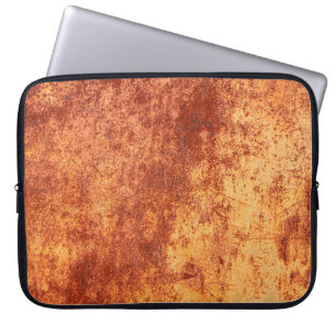 Grunge rusted metal texture, rust and oxidized met laptop sleeve