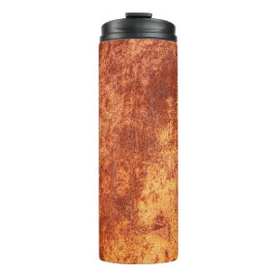 Grunge rusted metal texture, rust and oxidized met thermal tumbler