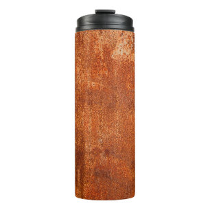 Grunge rusted metal texture. Rusty corrosion and o Thermal Tumbler