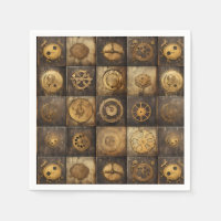 Grunge Rustic Steampunk Clock (15)