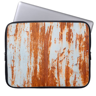 grunge rusty steel wall background and texture laptop sleeve