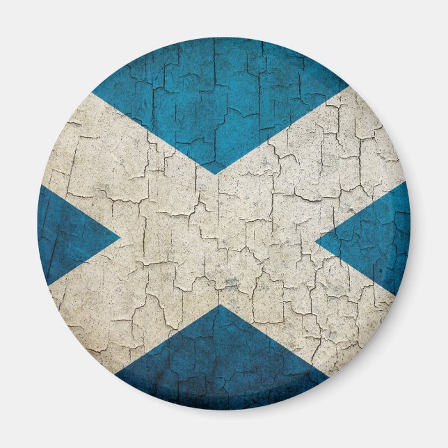 Grunge Scotland flag Magnet (Front)