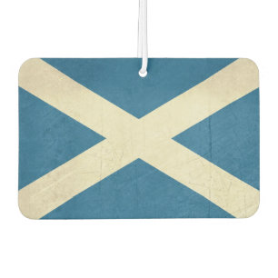 Grunge Scottish Flag Illustration Air Freshener
