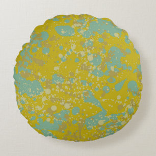 Grunge shabby seamless textureabstract,announcemen round pillow