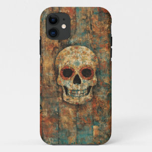 Grunge Skull Art Mobile Case