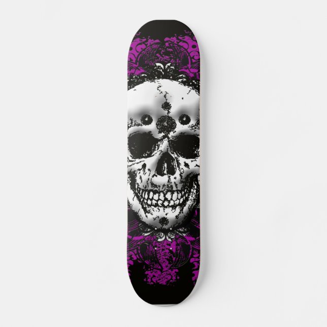 Grunge Skull Skateboard (Front)