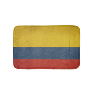 Grunge sovereign state flag of country of bath mat