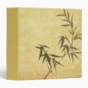 Grunge Stained Bamboo Paper Background Binder
