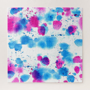 Grunge Stains Watercolor Texture Jigsaw Puzzle