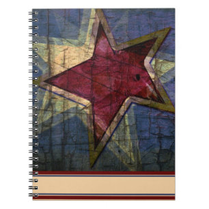 Grunge star notebook