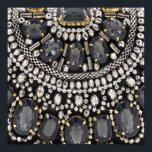 grunge steampunk art deco black silver bohemian poster<br><div class="desc">grunge steampunk art deco black silver bohemian room decorations. vintage 1920s style room decorations  The rhinestone design details are simulated in the artwork. No actual rhinestones will be used in the making of this product.</div>