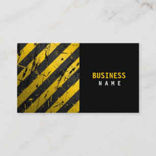 Grunge Stripes Business Card