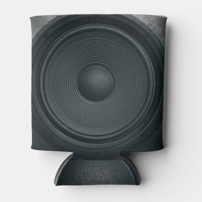 Grunge style, audio speaker background can cooler (Front)