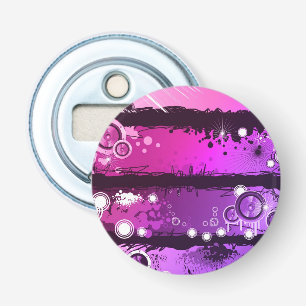 Grunge Style Music Banner 3 Bottle Opener