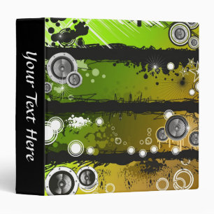 Grunge Style Music Banner Binder