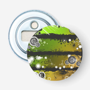 Grunge Style Music Banner Bottle Opener
