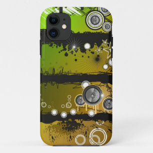 Grunge Style Music Banner iPhone 11 Case