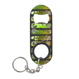 Grunge Style Music Banner Mini Bottle Opener