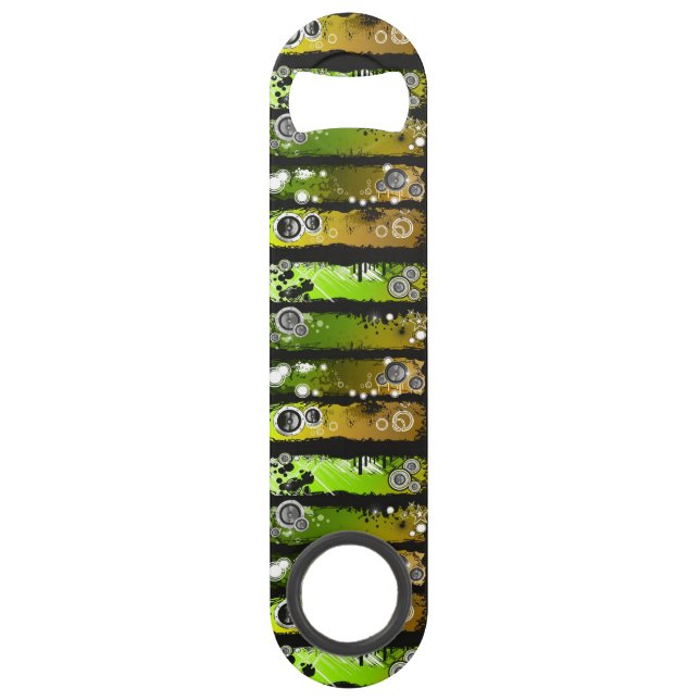 Grunge Style Music Banner Speed Bottle Opener (Front)
