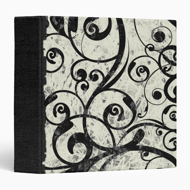 Grunge Swirls Binder (Front/Spine)
