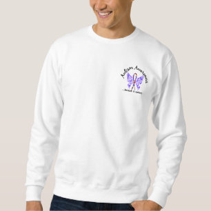 Grunge Tattoo Butterfly 6.1 Autism Sweatshirt