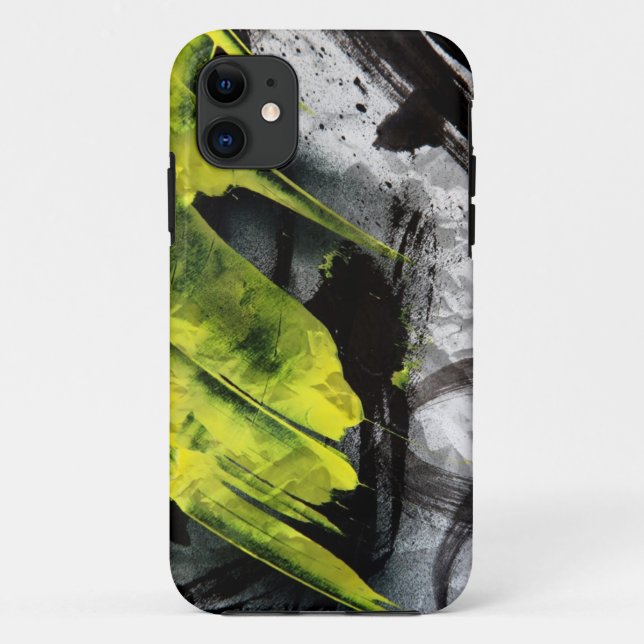 Grunge texture expressive brush strokes Case-Mate iPhone case (Back)