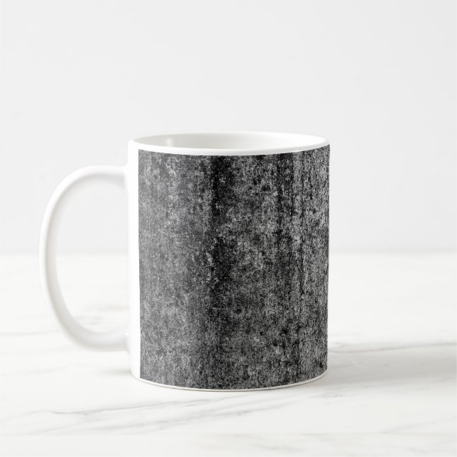 Grunge texture vintage wall aged coffee mug (Left)