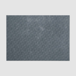 Grunge Textured Geometric Decorative Blue Grey Tissue Paper
