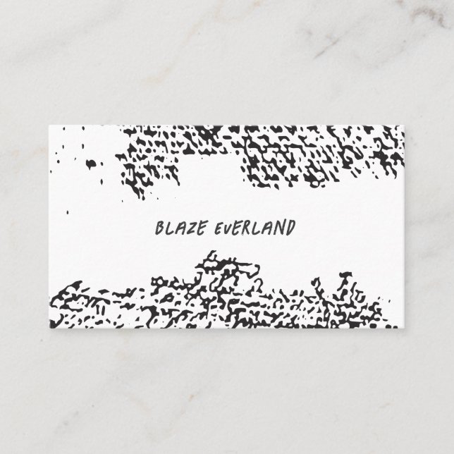 Grunge Tracks Personalized Appointment Cards (Front)