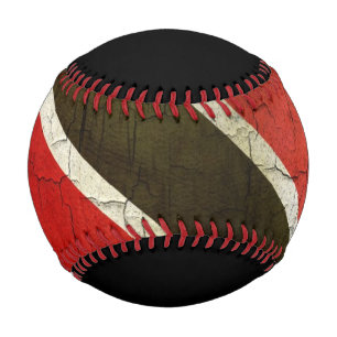 Grunge Trinidad And Tobago Flag Baseball