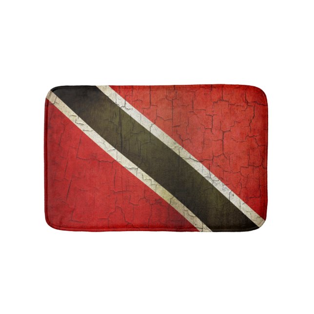 Grunge Trinidad And Tobago Flag Bath Mat (Front)