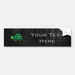 Grunge Turtle Bumper Sticker
