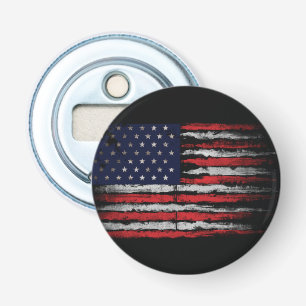 Grunge U.S.A flag Bottle Opener