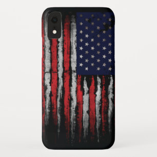 Grunge U.S.A flag iPhone XR Case