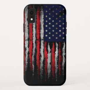 Grunge U.S.A flag iPhone XR Case