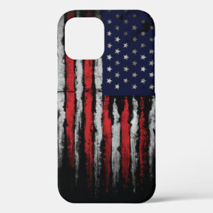 Grunge U.S.A flag iPhone 12 Case
