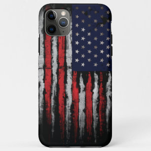 Grunge U.S.A flag iPhone 11 Pro Max Case