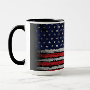 Grunge U.S.A flag Mug