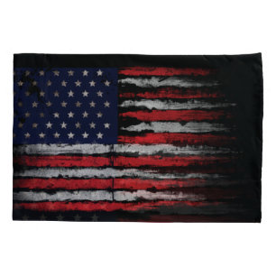 Grunge U.S.A flag Pillowcase