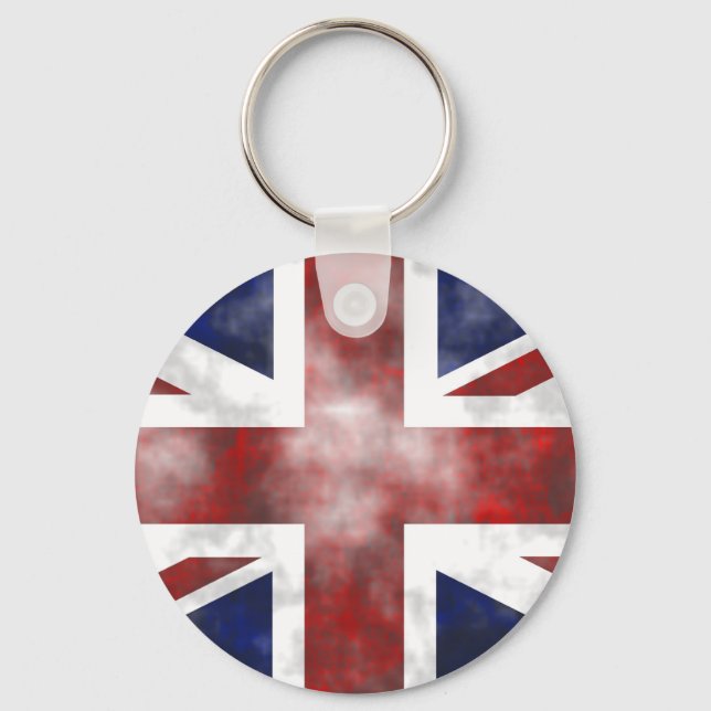 Grunge Uk Keychain (Front)