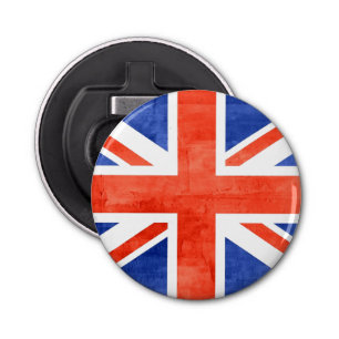 Grunge United Kingdom Flag Bottle Opener