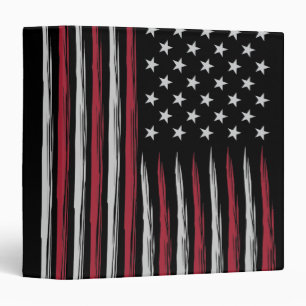 Grunge USA flag Binder