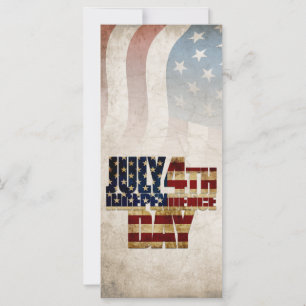 Grunge USA July 4th Independence Graphic