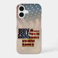 Grunge USA July 4th Independence Graphic
