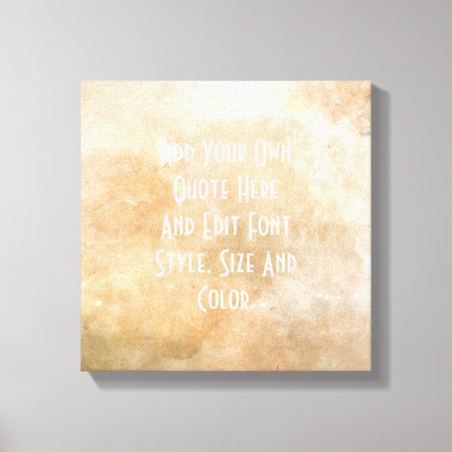 Grunge vintage background canvas print (Front)