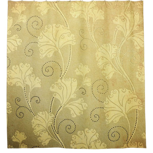 Grunge vintage flower pattern. (Front)