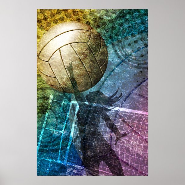Volleyball Posters, Prints & Poster Printing Zazzle CA