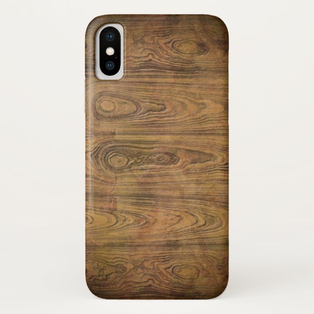 grunge western country rustic barn wood Case-Mate iPhone case (Back)