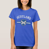 Grunge Worn Look Scotland Flag T-Shirt (Front)