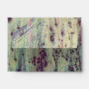 Grunge Yellow & Magenta Rusted Metal Pattern Envelope
